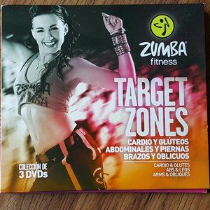 Zumba Target Zones 3 DVD set in English / Español